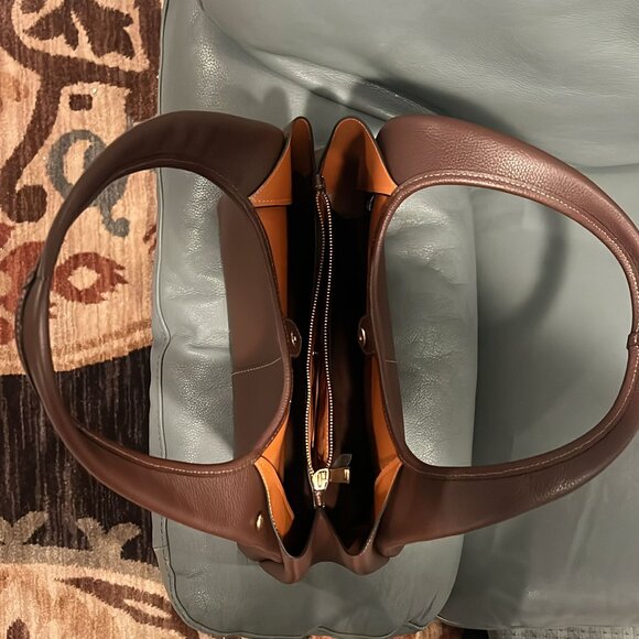 NWT COACH Lana Polished Pebble Leather Brass Stone - Picture 6 of 6